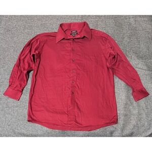 Murano Men's 17 1/2 34 Red Long Sleeve Shirt‎